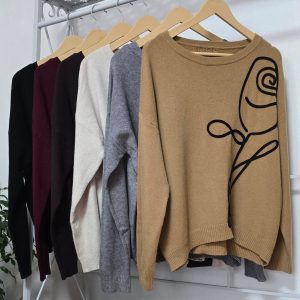 Suéter de Lanilla Rosa