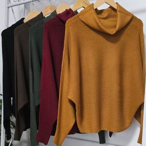 Sweter de Lanilla Manga Murciélago